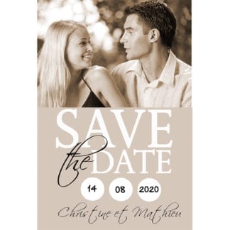 Save the date christine et mathieu