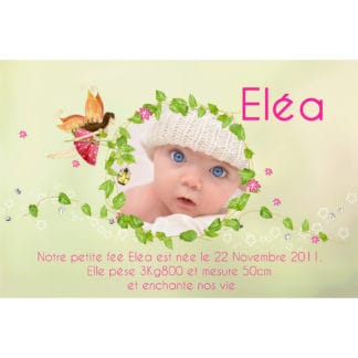 Faire-part magnet Eléa