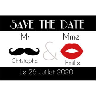 Save the date Emilie et Christophe