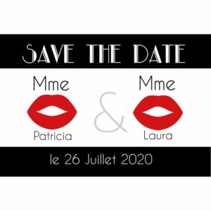 Save the date Patricia et Laura