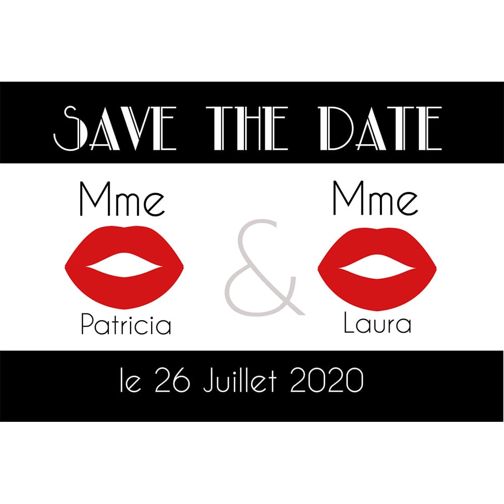 Save the date Patricia et Laura