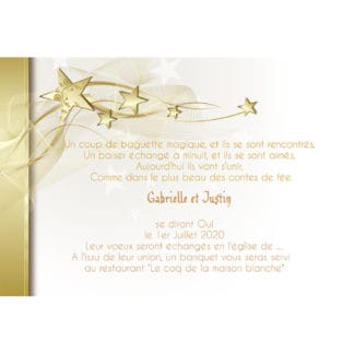 Faire part magnet Gabriel et Justin