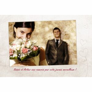 Remerciement No&eacute;mie et Arthur