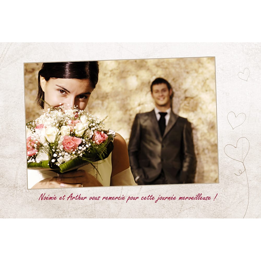 Remerciement Noémie et Arthur