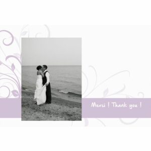 Magnet remerciement Karine et Guillaume