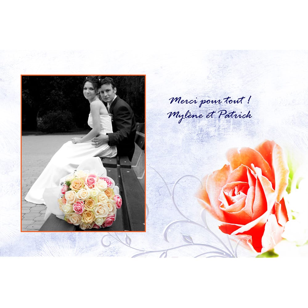 Magnet remerciement Mylène et Patrick