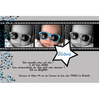 faire-part de naissance magnet Victoria