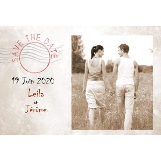 Save the date Leila et Jérôme