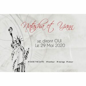 Save the date Natasha et Yann