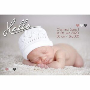 faire-part de naissance magnet Samy