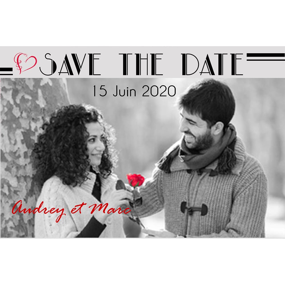 Save the date Audrey et Marc
