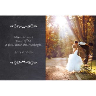 Magnet Remerciement Alice et Victor