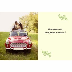 Magnet remerciement Caroline et St&eacute;phane