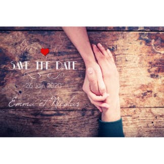 Save the date Emma et Nicolas