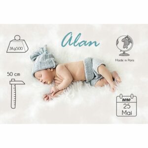 faire-part de naissance magnet Alan