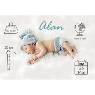 faire-part de naissance magnet Alan