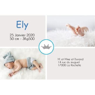 faire-part de naissance magnet Ely