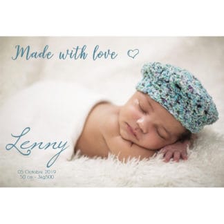 faire-part de naissance magnet Lenny