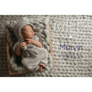 faire-part de naissance magnet Marvin