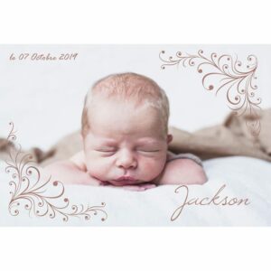 faire-part de naissance magnet Jackson