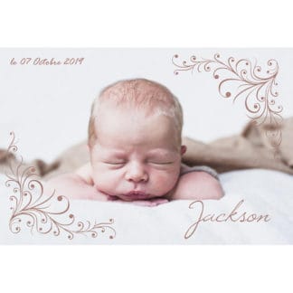 faire-part de naissance magnet Jackson