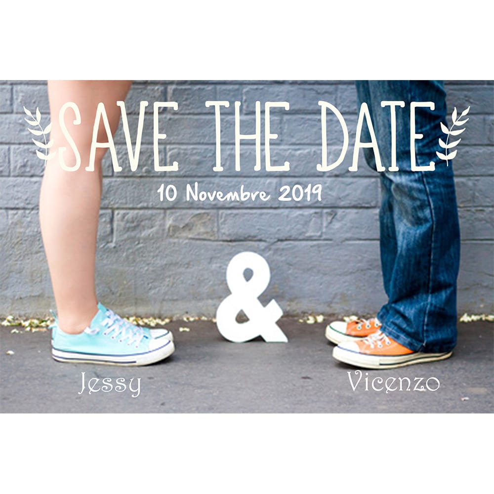 Save the date Jessy et Vicenzo