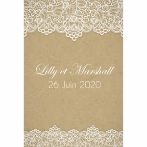Save the date Lilly et Marshall