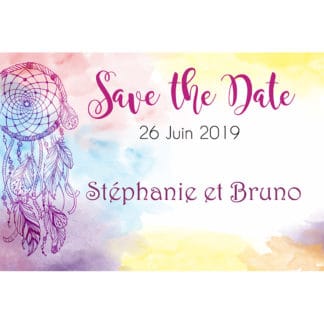 Save the date Stéphanie et Bruno