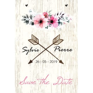 Save the Date Sylvie et Pierre