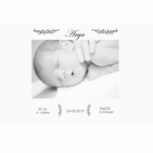 faire-part de naissance magnet Arya