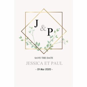 Save the date Jessica et Paul