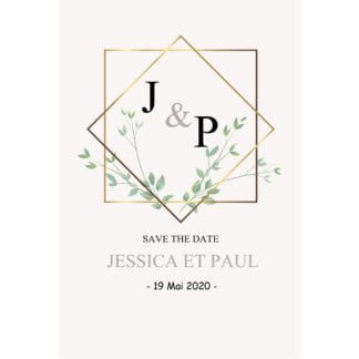 Save the date Jessica et Paul