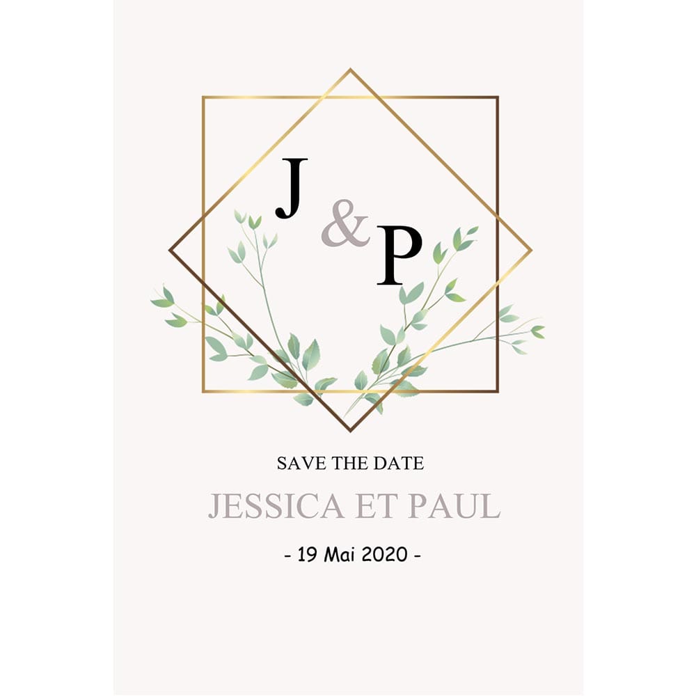 Save the date Jessica et Paul