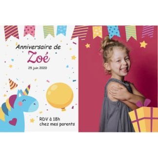 Magnet anniversaire Zoé