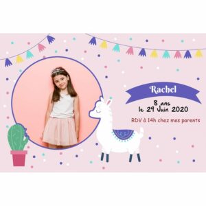 Magnet anniversaire Rachel