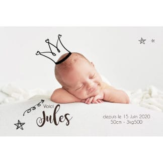faire-part de naissance magnet Jules
