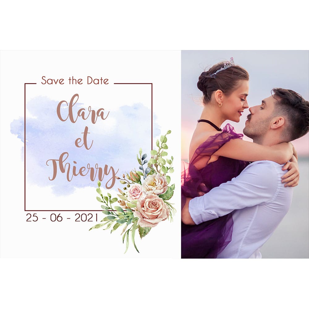 Save the date Clara et Thierry
