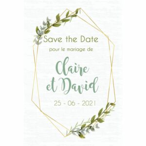 Save the date Claire et David
