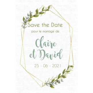 Save the date Claire et David