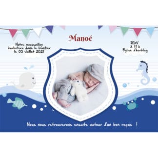 Faire-part magnet Manoé