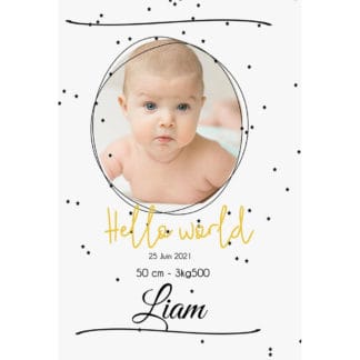 Faire-part magnet Liam