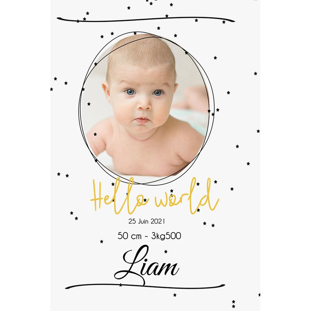 Faire-part magnet Liam