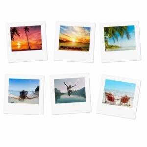 Lot 6 magnets polaroids