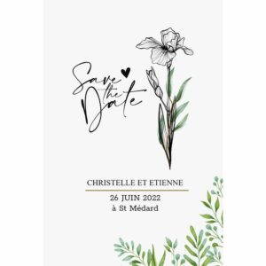 Save the date Christelle et Etienne