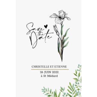 Save the date Christelle et Etienne