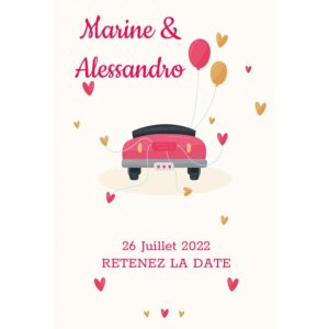 Save the date Marine et Alessandro