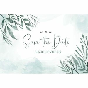 Save the date Suzie et Victor