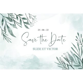 Save the date Suzie et Victor