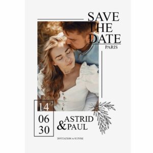 Save the date magnet - Eclat d'amour