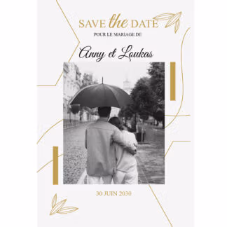 save the date magnet